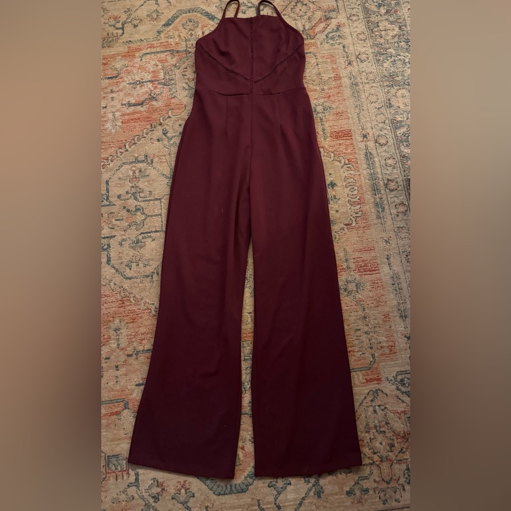 Altar'd State Burgundy Jumpsuit